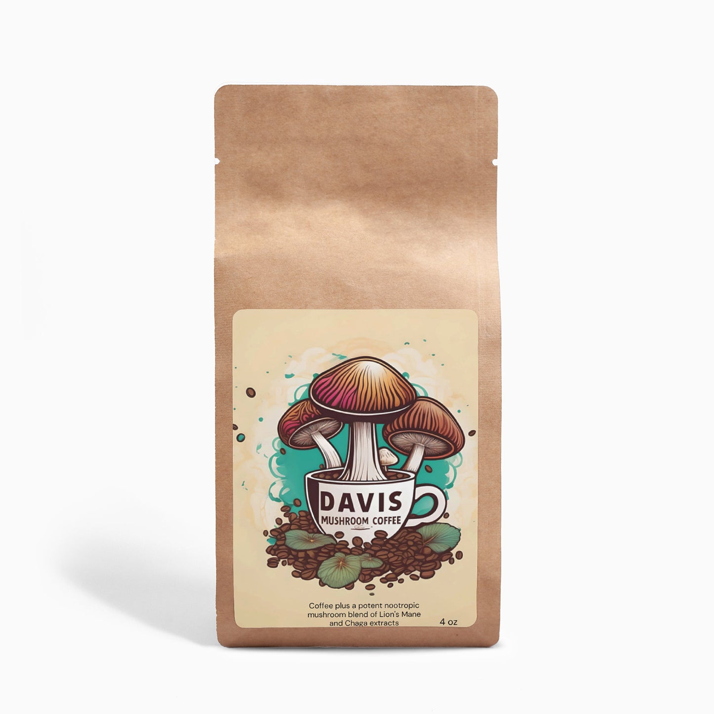 Mushroom Coffee Fusion - Lion’s Mane & Chaga 4oz