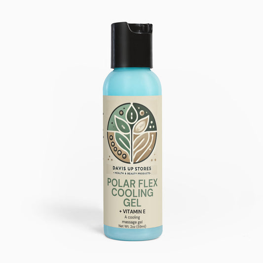 Polar Flex Cooling Gel for muscle pain relief, fast-acting menthol gel for sore muscles and joints